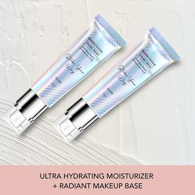 Faces Canada Strobe Cream with Shea Butter and Hyaluronic Acid - Silver, 30ml - Face Moisturizers