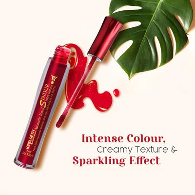 Keya Seth Aromatherapy Aromatic 100% Natural Liquid Sindoor (Maroon) 5 ml - Sindoor