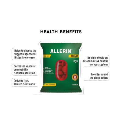 Ban Labs Allerin Tablets (Pack Of 6 X 100's) - Speciality Medicines