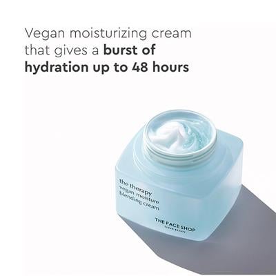 The Face Shop The Therapy Vegan Moisture Blending Cream 60 ml - Face Moisturizers