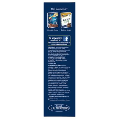 Ensure Nutritional Powder - Vanilla Flavour 400 gm (Refill Pack) - Daily Health Drinks