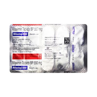 RIFASTOP 550 Tablet 10's - Bacterial Infections-OAB