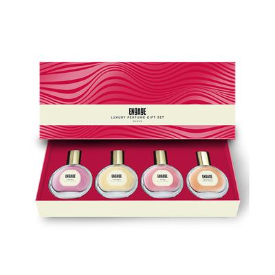 Engage Luxury Perfume Gift Pack for Women, Travel Sized Assorted Pack 25ml each 4's - Men Perfumes (Edt/Edp)