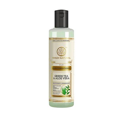 KHADI NATURAL GREENTEA ALOEVERA HAIR CONDITIONER 210 ml - Conditioners