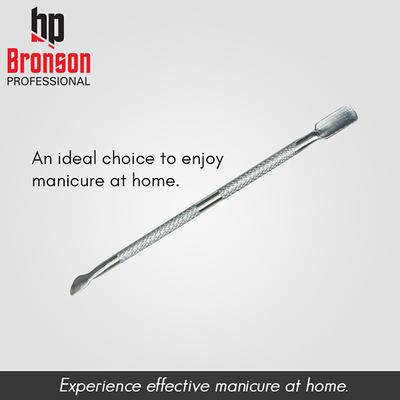 Bronson Professional Nail Pusher And Cuticle Remover Manicure Tool Silver 1's - Nail Care