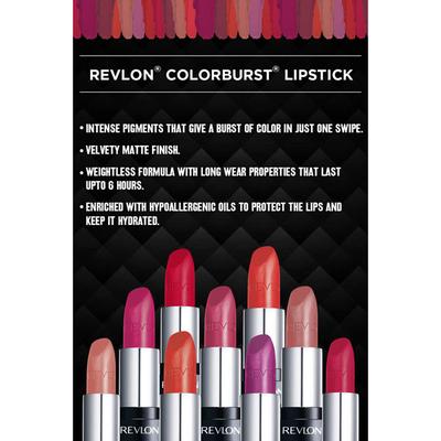Revlon Colorburst Lipstick Matte - 01 Honey Nude 3.7gm - Lipsticks
