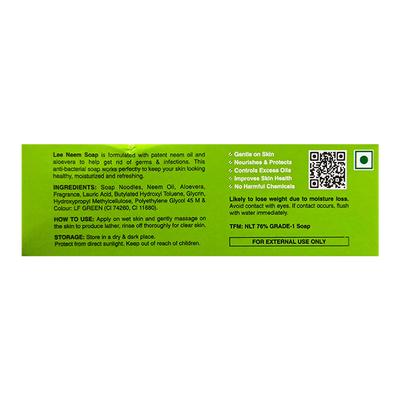 LEE NEEM(NEEM & ALOEVERA) Soap 75g - Cleanser-Emo