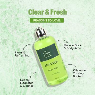 The Bath Store Moringa Body Wash 300 ml - Shower Gels & Body Wash