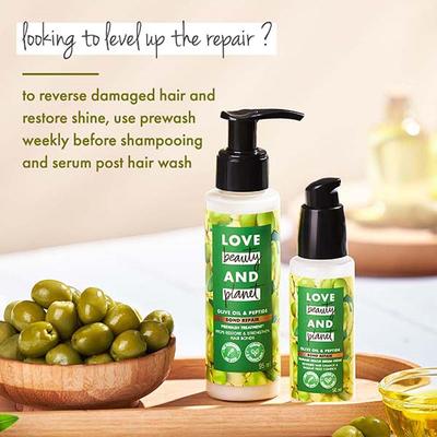 Love beauty And planet Olive oil & Peptide Bond Repair Damage Rescue Serum Creme - 50 ml - Hair Creams