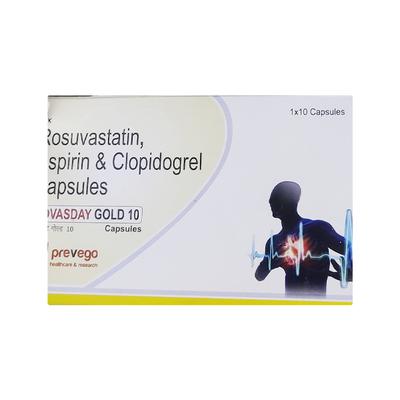 ROVASDAY GOLD 10 Capsule 10's - Blood Clot-Ant