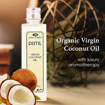 Aloe Veda Distil Virgin Coconut Oil 200 ml - Hair Oils