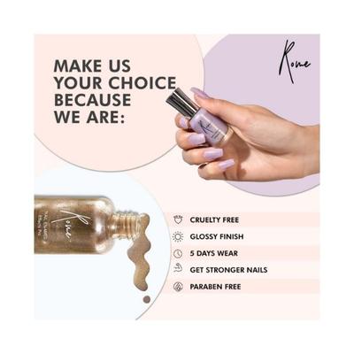 Rome Silver Blue Effects Pro Nail Enamel 8 ml - Nail Polish