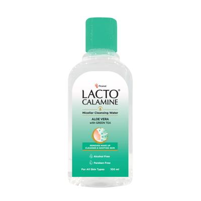Lacto Calamine Micellar Cleansing Water - Aloe Vera & Green Tea 100 ml - Face Wash & Cleansers