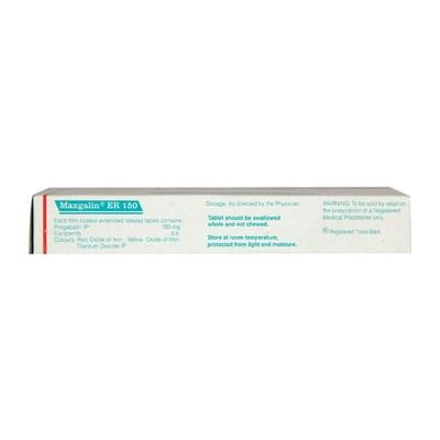 Maxgalin ER 150mg Tablet 10'S - Epilepsy/Convulsion-Ant