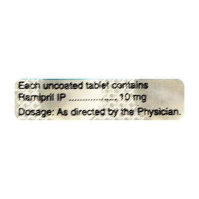 Ramipres 10mg Tablet 10'S - Hypertension-ACE