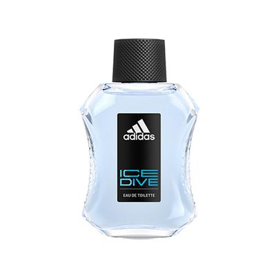 Adidas Ice Dive Eau De Toilette 100ml + 3-In-1 Shower Gel 400ml 2's - Men Deodorants/Roll-Ons