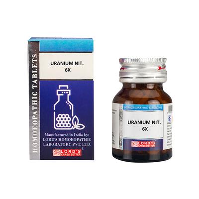 Lord's Trituration Uranium Nit 6X Tablet 25 gm - Bio-Chemic