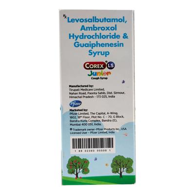 COREX LS Junior Mixed Fruit Flavour Cough Syrup 60ml - Cough And Cold-Cou