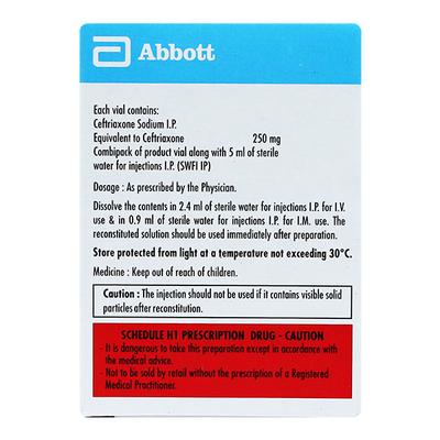 Finecef 250mg Injection 1's - Bacterial Infections-Cep