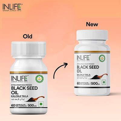 INLIFE Black Seed Oil Capsules 60's - Vital Health