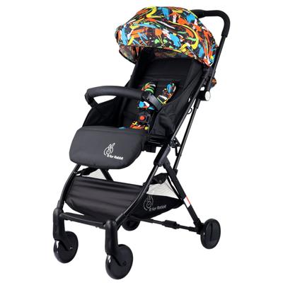 R for Rabbit Pocket Stroller Lite Stroller - Black & Muliti colour 1's - Baby Safety