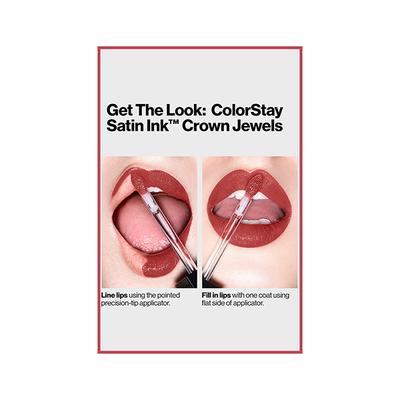 Revlon Colorstay Satinink Majestic Rose 037 5ml - Liquid Lipsticks