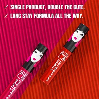 Elle18 2 Timing Lip and Cheek Tint Tropicana 4 ml - Liquid Lipsticks