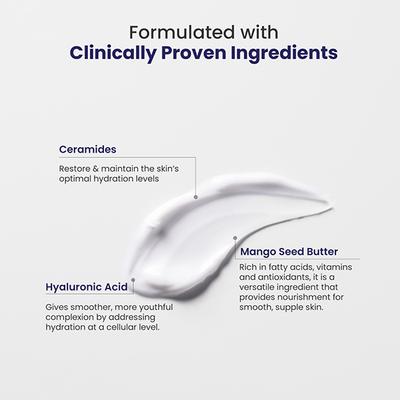 Reequil Ceramide & Hyaluronic Acid Moisturiser 100 gm - Face Moisturizers