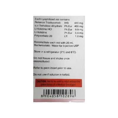 TRASTUREL 440mg Injection 20ml - Cancer Oncology-Tar