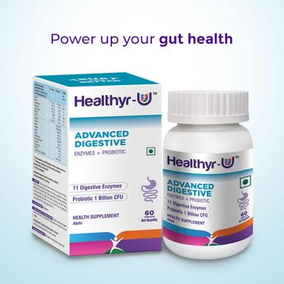 Healthyr-U Advanced Digestive Enzymes + Probiotic Tablet 60's - Digestive Health