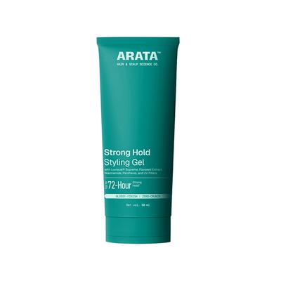 Arata Natural Hair Gel for Styling, Shaping, Strong Hold and with Organic Flaxseed and Extracts 50ml - Hair Gels & Waxes
