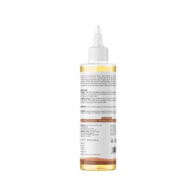 Aravi Organic 100% Pure and Natural Cold Pressed Castor Carrier Hair Oil 200 ml - Hair Oils