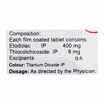 ETODOC TH 8 Tablet 10's - Pain relief-Nsa