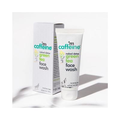 mCaffeine Vitamin C Green Tea Face Wash with Hyaluronic Acid Dirt Removal Soap 2's - Scrubs & Exfoliants