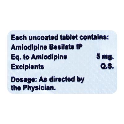 CUPINE 5 Tablet 10's - Hypertension-Cal