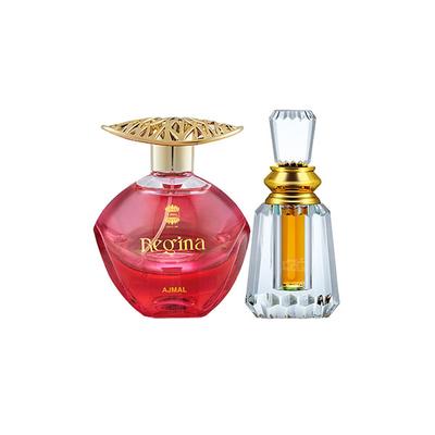 Ajmal Regina EDP Floral Fruity Perfume And Oudh Mukhallat Concentrated Perfume Oil Oriental Oudhy 106 ml - Perfumes (Edt/Edp)