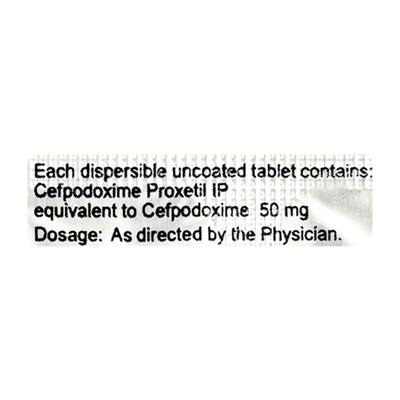 Macpod DT 50mg Tablet 10'S - Bacterial Infections-Cep