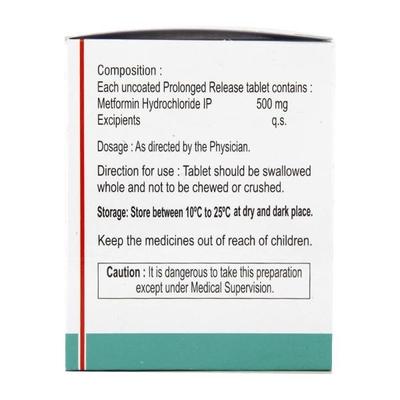 Metafort 500mg Tablet 15'S - Diabetes-Ant