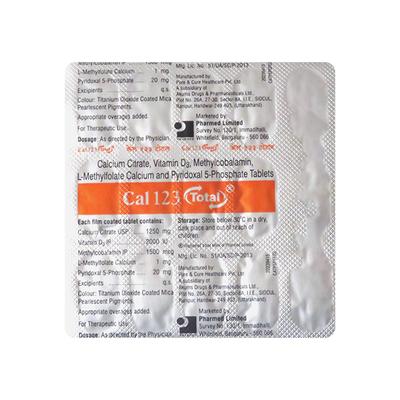 CAL 123 TOTAL Tablet 15's - Supplements-Vam