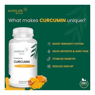 Goodlife Nutrition Curcumin Capsule 60's - Herbal Dietary Supplement