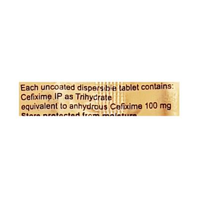 RITECEF O 100 Dispersible Tablet 10's - Bacterial Infections-Cep