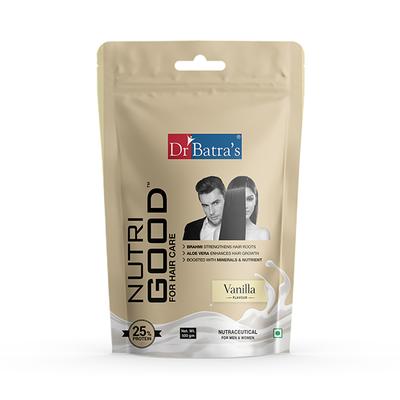 Dr Batra's NutriGood Pouch m Vanilla FlavouredFor Hair Care Nutraceutical for Men & Women 500 gm - Hair Serums
