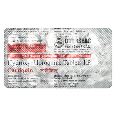 CARTIQUIN 200mg Tablet 15's - Malarial