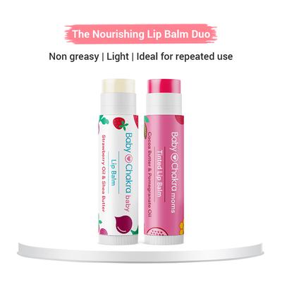 BabyChakra Nourishing Lip Balm Duo 4.5gm each 2's - Lip Balms