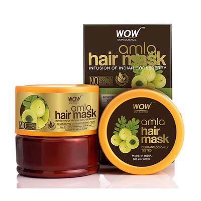Wow Life Science Amla Hair Mask For Weak Hair 200 ml - Hair Masks & Packs