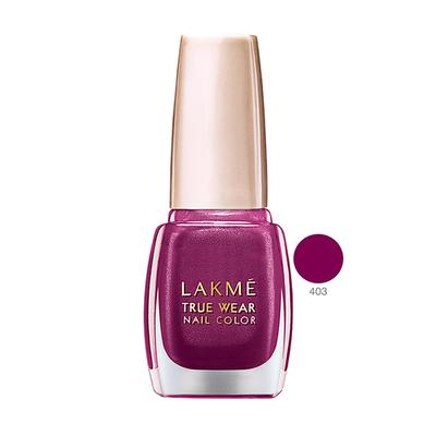 Lakme True Wear Nail Color Reds & Maroons 403 9 Ml - Nail Polish