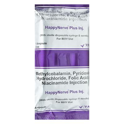 HAPPYNERVE PLUS Injection 2ml - Supplements-Vam