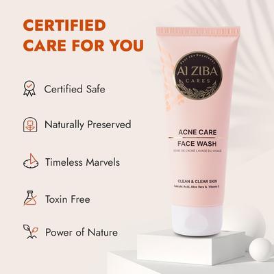 Alziba Cares Face Wash - Acne Care 100 ml - Face Washes