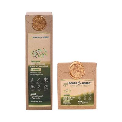 Roots & Herbs Margosa Skin Healing Face Kit 260 gm - Masks & Peels
