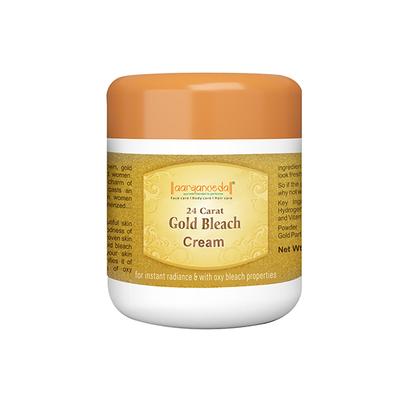Aryanveda 24 Carat Gold Bleach Cream For All Skin Types 450 gm - Bleach